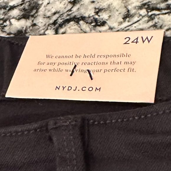 NYDJ Black Skinny Ankle Jeans - 24W - NWT - Picture 4 of 5
